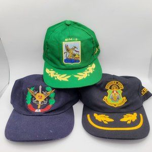 3 Men's Snapback Hats from Peruvian Special Forces / SWAT / Narco Police / PNP